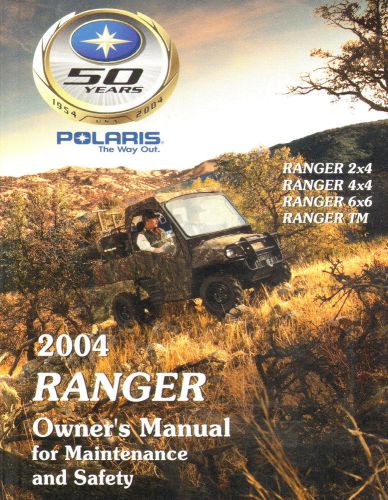2004 polaris ranger atv owners manual -polaris ranger 2x4-4x4-6x6-tm