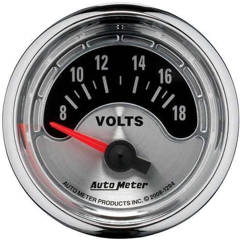 Auto meter 1294 american muscle; voltmeter