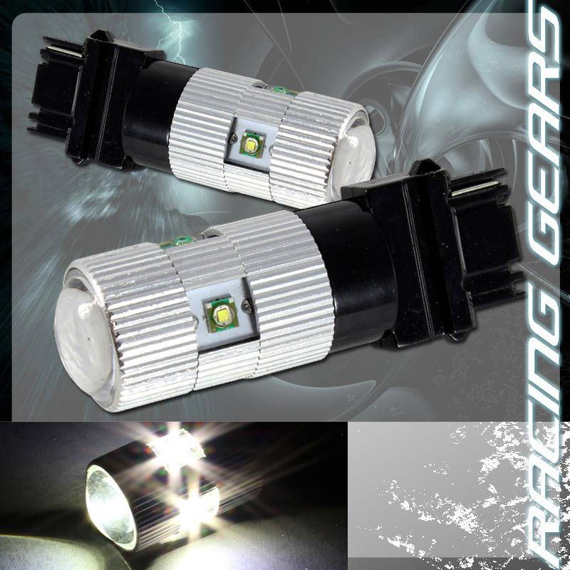 2x 3156 cree white 5 led 12v 25w projector parking brake turn signal light bulbs