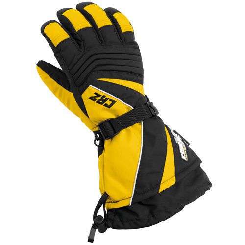 Castle x racewear cr2 mens snowmobile gloves yellow