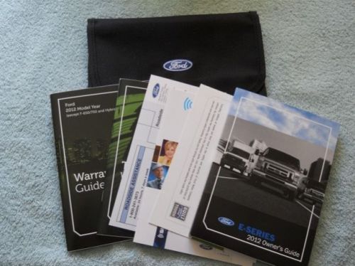 2012 ford e-series owner&#039;s guide 