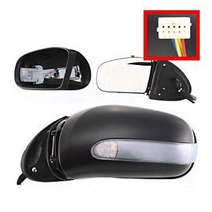 Power heated side view door mirror assembly pair set driver+passenger left+right