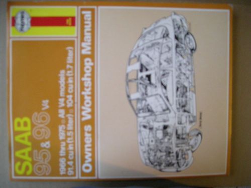 Saab 95/96 haynes shop manual all v4 models 1966 thru 1975