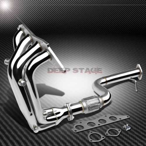 Stainless tubular manifold header exhaust for 06-12 4g mit eclipse 2.4 4cyl 4g69