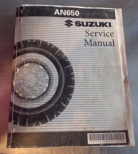 Suzuki an650 burgman factory service manual