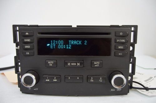 05 06 chevy cobalt pontiac pursuit am/fm radio cd player 15272189 tested g29#027