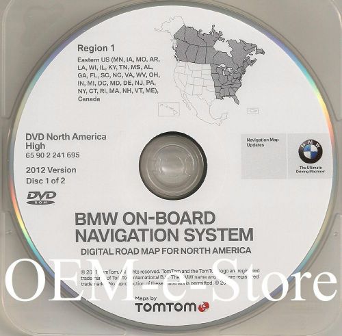 2003 2004 2005 2006 2007 2008 bmw x3 z4 navigation oem dvd east coast map update