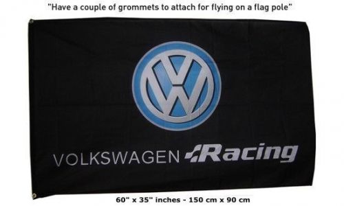 New vw volkswagen racing vwr flag banner sign 3x5 feet golf turbocharged