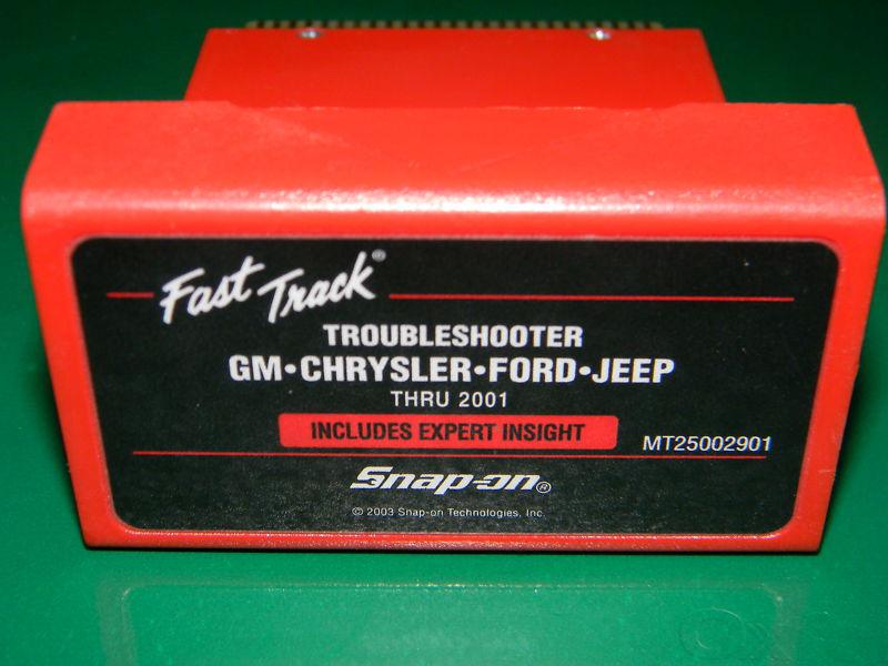 Snap on mt2500 mtg2500 domestic trouble shooter thru 2001 cartridge 18