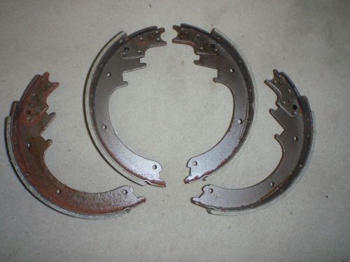 4 relined rear brake shoes 60 61 62 63 64 chevy truck c36 c38 p33 p35 p36 , # 60