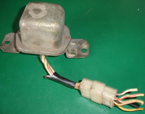 Used hd voltage regulator 1974 - 77 nissan 6 male blade plug