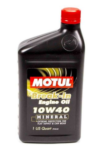 Motul usa break-in 10w40 motor oil 1 qt p/n 2810qta