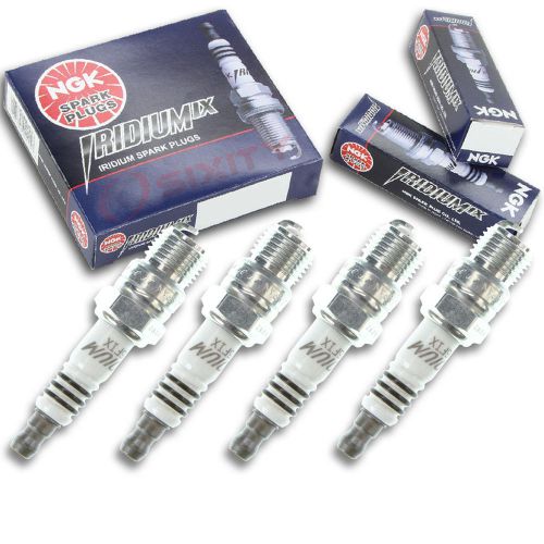 4pcs omc xu-20c ngk iridium ix spark plugs stern drive kit set engine fz