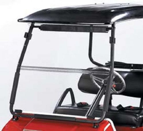 New! club car 196142 clear hinged windshield kit