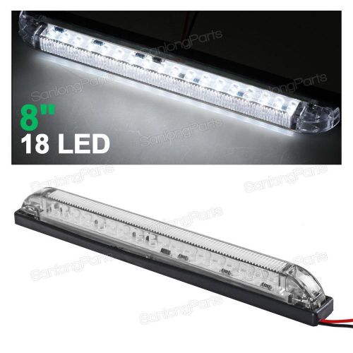 8&#034; slim line utility strip led marker white light any applications sealed 18led