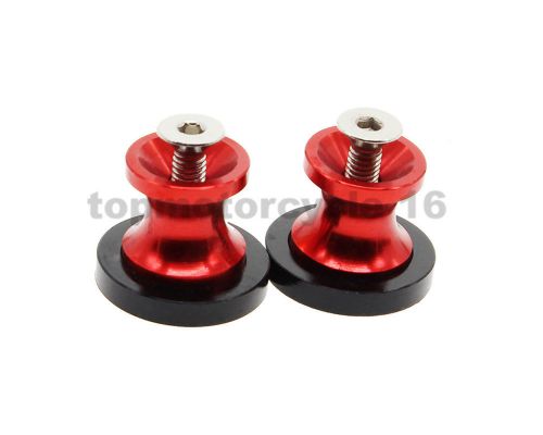 8mm cnc swingarm spools fit ducati models all years good quality red aluminum