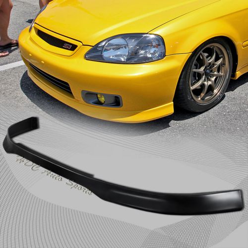 For 1996-1998 honda civic type-r style polyurethane front bumper body lip wing