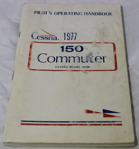 1977 cessna 150m poh pilots owners operating information manual handbook