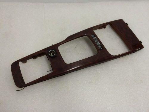 2003 mitsubishi diamante center console shifter trim bezel oem color wood grain