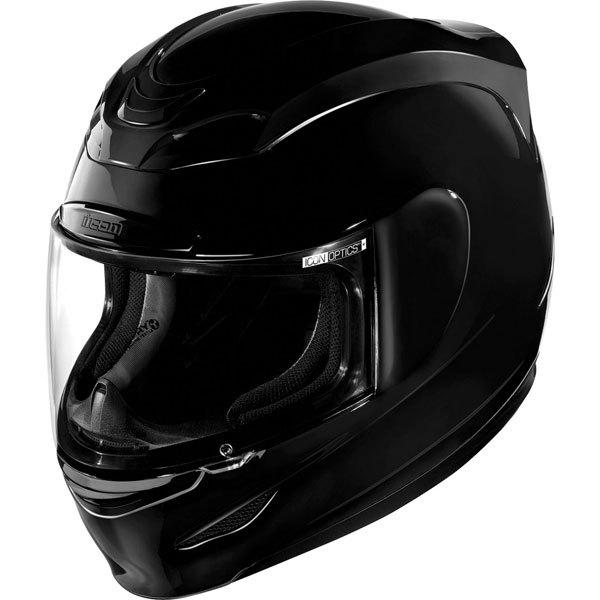 Black m icon airmada full face helmet