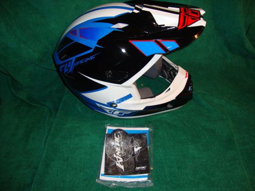 Brand new~fly~kinetic impulse~motorcycle helment~medium~