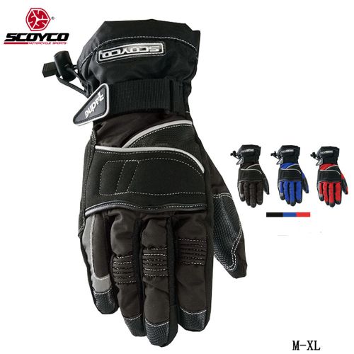 Scoyco motorcycle motorbike motocross fiber bike racing gloves reflective m l xl