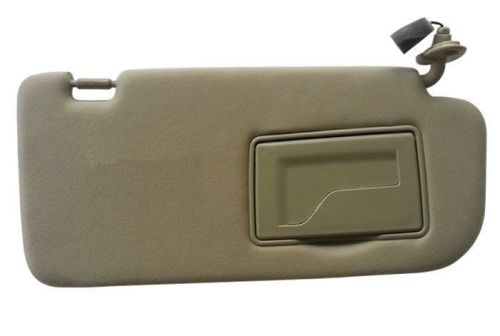 Oem right passenger seat inside sun visor beige for kia optima lotze 2006-2010