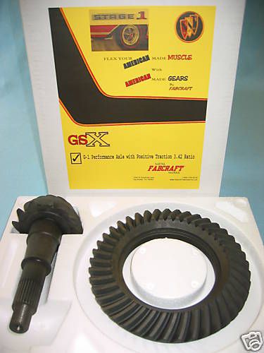 1968,1969,1970  buick  gs skylark  3.42 - 3.64 ring &amp; pinion gears