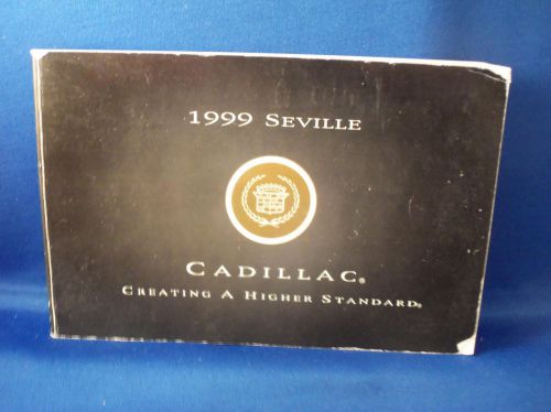 1999 cadillac seville factory owners manual with the cover 99