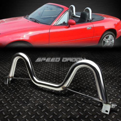 Buy DUAL/TWIN-LOOP/HOOP CHROMED STEEL RACING ROLL CAGE/BAR ROLLBAR 89 ...