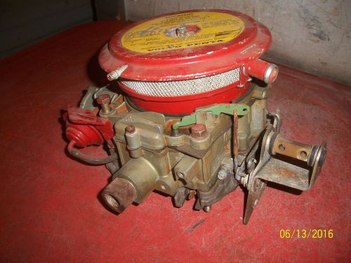 Volvo penta  aq series v8 carburetor  gm 4 barrel carb  1985 works rochester