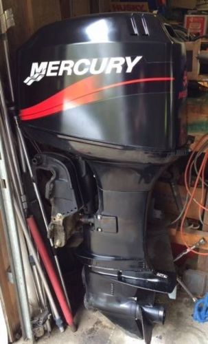 2003 mercury 50hp 20&#034; shaft remote outboard with control and rigging