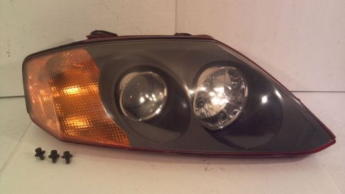 03 04 hyundai tiburon passenger side right headlight assembly oem lens #2180