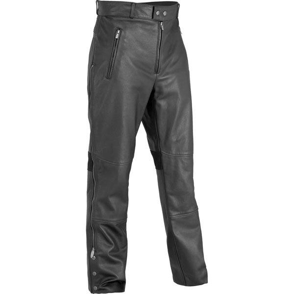 Black w36 river road bravado leather overpant