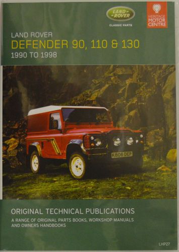 Manuals on cd defender 90, 110, 130 1990-1998 row models