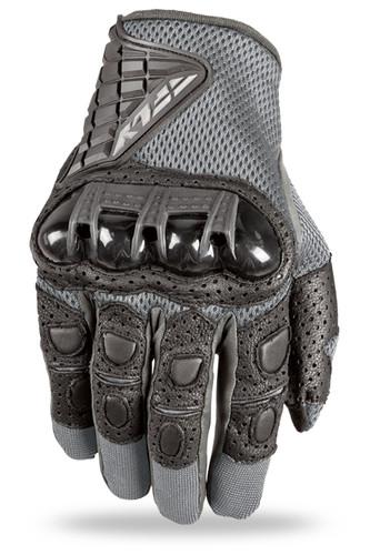 Fly racing coolpro force motorcycle gloves - black/silver - adult 3xl (3x-large)