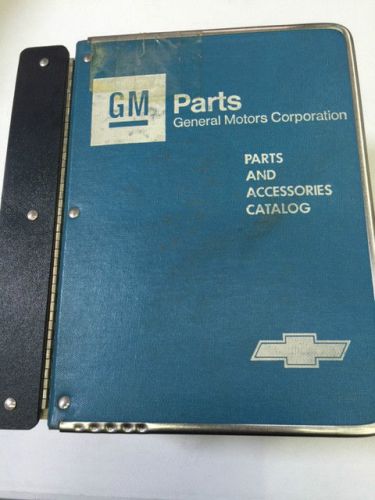 Gm parts and accessories dealer catalog 1976 thru 1981