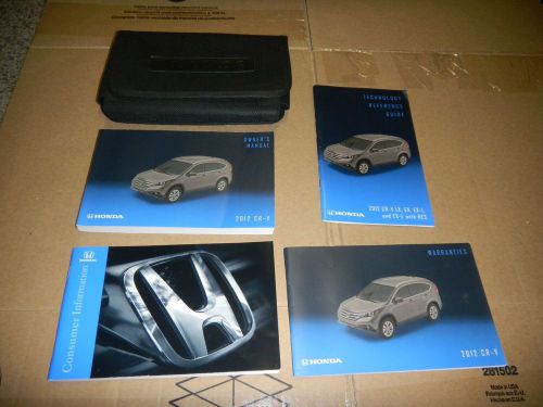 2012 honda cr-v crv owners manual set + free shipping