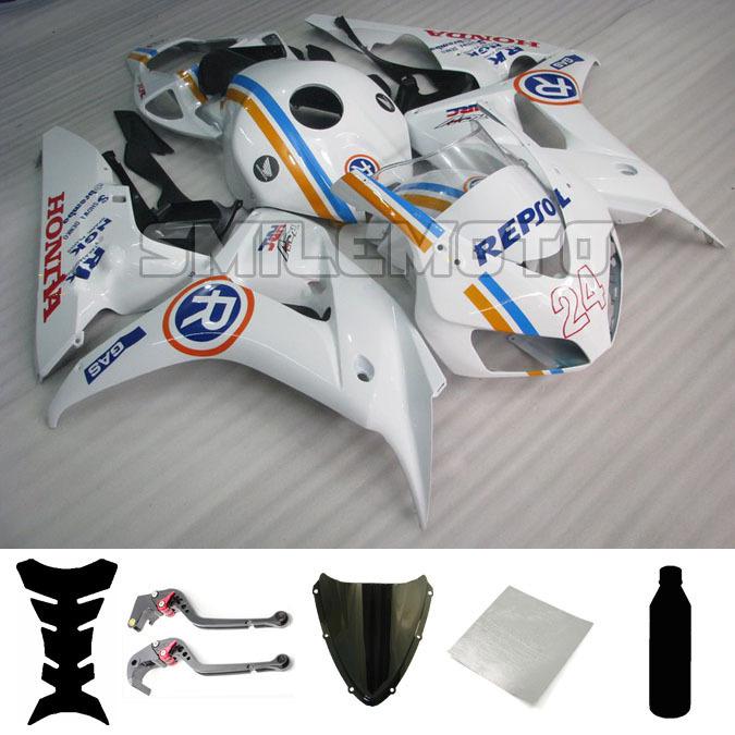 Bundle injection fairing windscreen levers for honda 2006 2007 cbr 1000 rr pbj