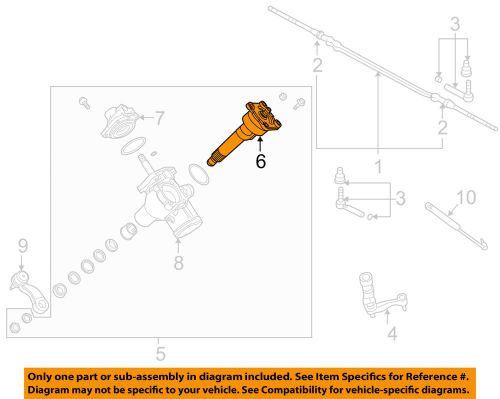 Gm oem steering gear-pitman shaft 15813692