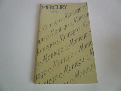 1975 mercury montego owner guide - glove box