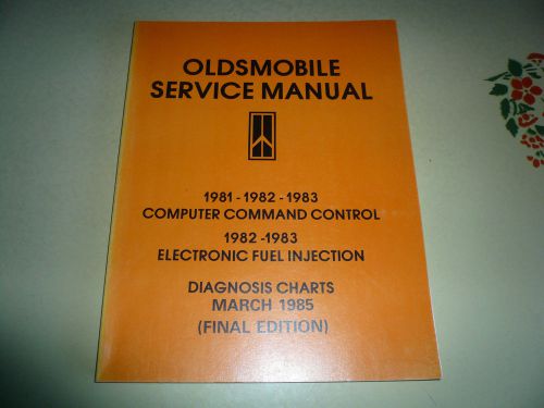 1981 82 83 84 85 oldsmobile service manual computer fuel injection diagnosis