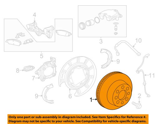 Gm 23195438 disc brake rotor