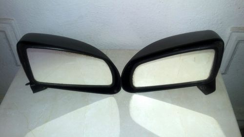 Vintage classic black universal side mirrors