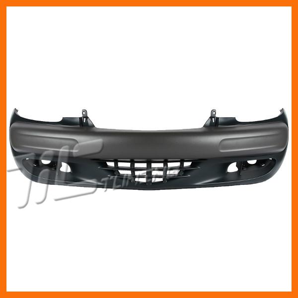 01-05 chrysler pt cruiser front bumper cover primed black raw replacement