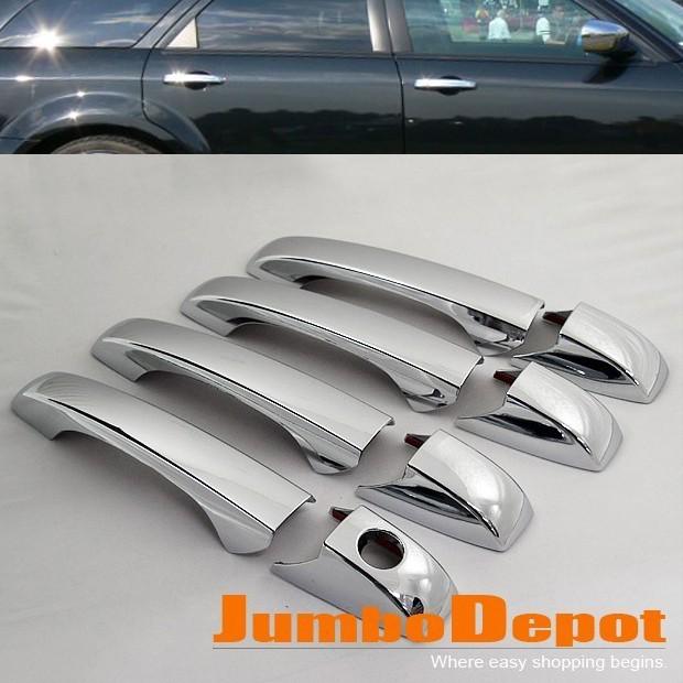 For chrysler 300/300c jeep patriot dodge triple chrome door handle cover  07-10