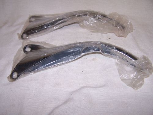 Chrome sbc alternator brackets-rat rod-hot rod-drag-show-moroso-delco-new!!!!