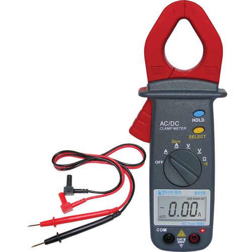 Blue sea 8110 mini clamp multimeter ac/dc 600v 400a