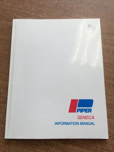 Piper seneca i information manual