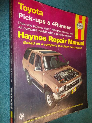 1979-1995 toyota pick-up / 4runner / shop manual 80 81 82 83 84 85 86 87 88 89+